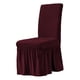 thumbnail image 3 of Funda de comedor, te suave, extraíble, , funda protectora para asiento para decoración del hogar, Vino rojo Baoblaze Fundas de asientos de comedor, 3 of 7