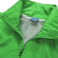 thumbnail image 4 of Ecqkame Men's Athletic Jacket Lightweight Casual Zip Up Mesh Lined Sweatspants Spring Fall Long Sleeve Golf Coat with Pockets Green XXL, 4 of 4