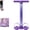 purple, variant on 2026 Upgrade Pedal Resistance Bands with Handles, Yoga Pedal Fashion Puller, Multifunction Foot Pull Rope for Abdomen, Waist, Arm, Leg Stretching Training