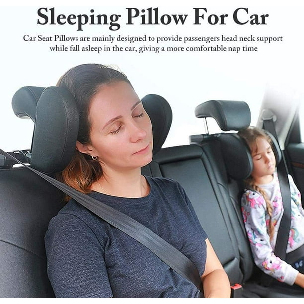 Oreiller de voiture pour enfants avec soutien de la tête et du cou, appui- tête de voiture doux et confortable