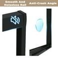 thumbnail image 4 of Noble House 60"x72" Double Sliding Shower Door, Aluminum Frame with Tempered Glass, Matte Black Finish, 4 of 8