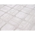 thumbnail image 5 of Hypnos Collection Silver and Beige Abstract Geometric Area Rug 7'11" x 10'6" Rectangle, 5 of 5