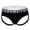 Black, variant on Thong Elastic And Low Waisted Double Thong With An Open Back And No Need To Take Off The Waistband Mens Shorts