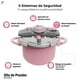 thumbnail image 5 of Bogner Olla de Presión 6L Acero Inox Rosa BPC06P, 5 of 9