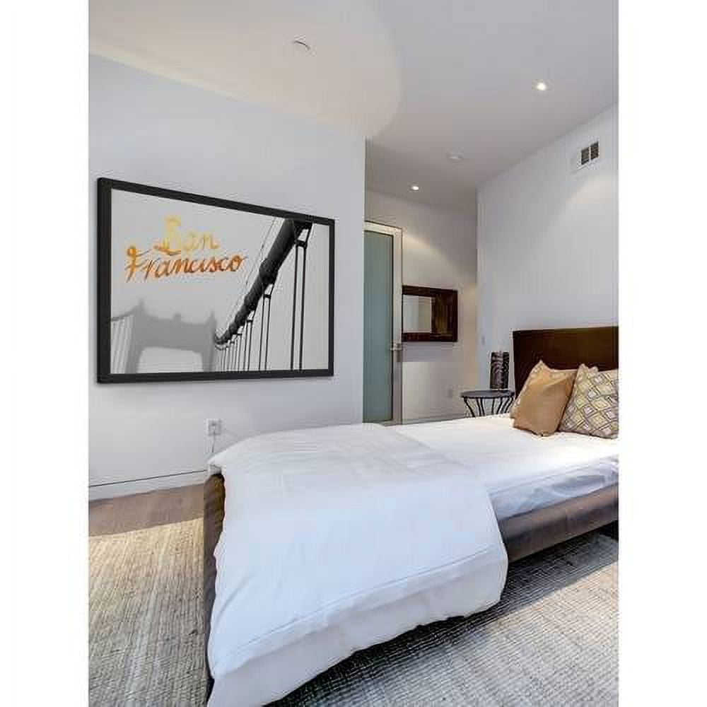 "Golden Gate Bridge" Framed Painting Print