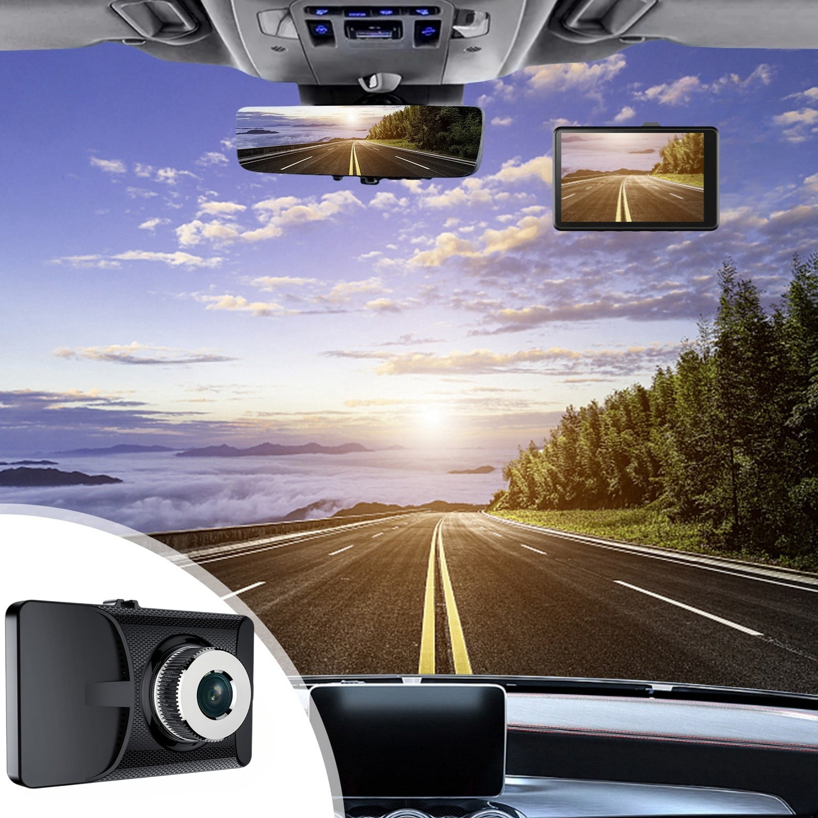Chmadoxn Dash Cam 1080P Dash Camera For Cars 3 Inch Display Dashcam 120 Degrees Wide Angle Camera Recorder Night Vision Driving Recorder
