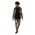 thumbnail image 3 of G-Style USA Men's Olive Camo Velvet Velour Tracksuit Set ST861 - Olive Camo - 2X-Large, 3 of 6