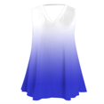 thumbnail image 3 of GA WEIHUA Women's Plus Size Tunic Tank Tops Summer Sleeveless Gradient Color Block Shirts Casual V Neck Camisole Flowy T Shirts(Blue,XXL), 3 of 5