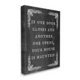 thumbnail image 3 of Stupell Industries Funny Haunted House Phrase Holiday Painting Gallery Wrapped Canvas Print Wall Art, 24 x 30, 3 of 7