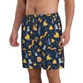 thumbnail image 2 of Fuzoiu Scarf Ski Shoes sock Print Men's Beach Shorts,Men's Swim Trunks,Quick Dry Board Shorts with Pockets,Men's Bathing Suits for Surfing, Running, and Casual Wear-3X-Large, 2 of 6