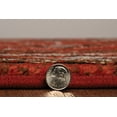 thumbnail image 4 of Linon Serape Medallion Power Loomed Polyester 2'x3' Rug in Red, 4 of 6