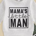 thumbnail image 7 of TOWED22 Toddler Boy Girl Clothes Long Sleeve Graphic Crewneck Sweatshirt Sweatpants Casual Fall Winter Outfits 2Pcs Set(Grey,18-24 M), 7 of 7