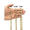 thumbnail image 6 of Silver Chain -  Gold Iced Out Puff Chain, 6 of 6