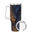 thumbnail image 2 of Pofeuu Elegant Dog Mandala Art Print 40oz Ice Bully With Handle And Straw Stainless Steel Vacuum Insulated Cup And 2 In 1 Straw Lid, 2 of 8