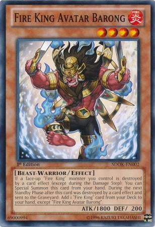 super rare holo ONSLAUGHT OF THE FIRE KINGS SDOK-EN022 3 x Yu-Gi-Oh Card 