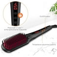 thumbnail image 4 of 2025  Ionic Ceramic Hair Straightening Brush - Anti-Scald Hot Comb for Thick Natural Hair (Portable Electric Styler), 4 of 5