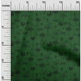 thumbnail image 2 of oneOone Cotton Poplin Twill Dark Green Fabric Tropical Leaf Craft Projects Decor Fabric Printed By The Yard 56 Inch Wide, 2 of 5