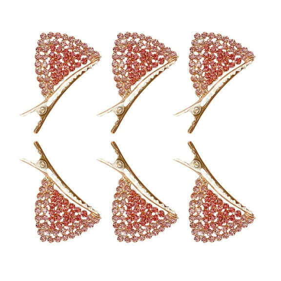 ifundom 6Pcs Cat Ear Design Hairpin Unique Lovely Hair Clip Wear for Girl