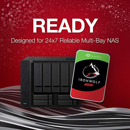 Seagate IronWolf 6TB NAS Internal Hard Drive HDD - 3.5 Inch SATA