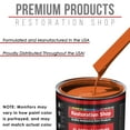 thumbnail image 4 of Restoration Shop - Sunset Orange Acrylic Lacquer Auto Paint - Complete Gallon Paint Kit with Slow Thinner, 4 of 5