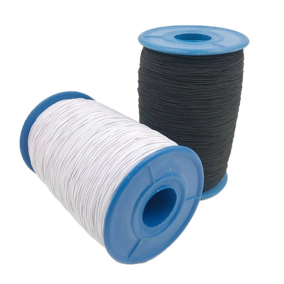 Essen 500m 2 Rolls 0.5mm Elastic Latex Thread Line Rope Clothes Sewing Accessories