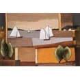 thumbnail image 2 of Paus, Hans 18x13 Gold Ornate Wood Framed with Double Matting Museum Art Print Titled - Skyline II, 2 of 4