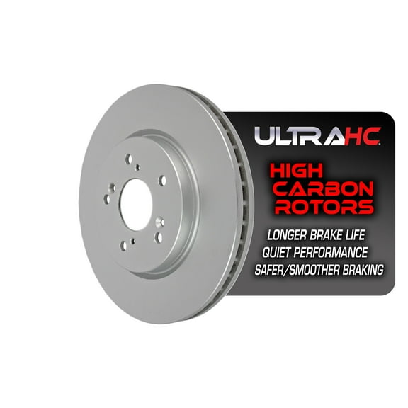 UltraHC Coated High Carbon Brake Rotor, Front UR001309, Honda CR-V 2016-2007