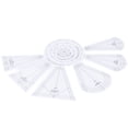 thumbnail image 1 of Quilting Rulers, Shaped Patch Work Transparent Gift Acrylic Ruler Tool Easy To Use  For Apprentices For Embroidery Lovers For Professional Tailors, 1 of 8