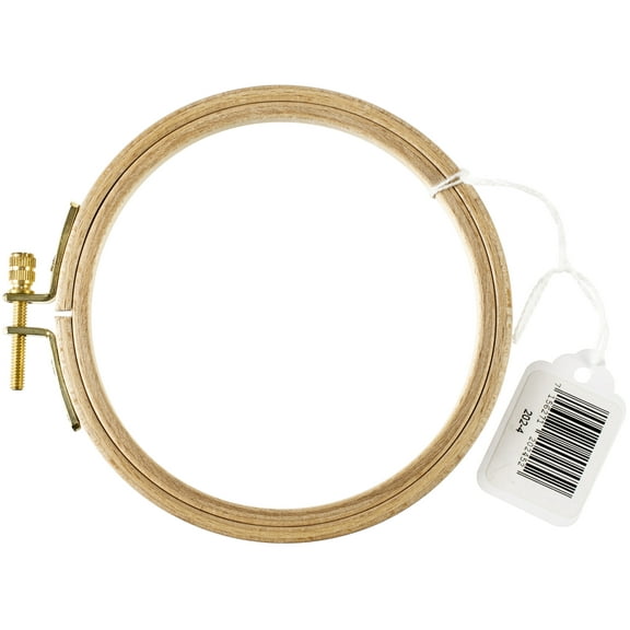 Frank A. Edmunds Beechwood Hand Or Machine Embroidery Hoop-4"