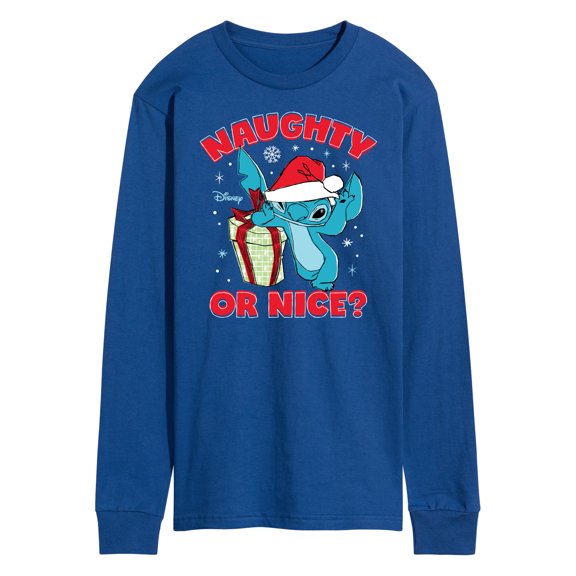 Lilo & Stitch - Naughty Or Nice - Men's Long Sleeve T-Shirt