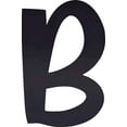 thumbnail image 1 of Acrylic Letter B Blank Craft, 10'' Tall Transparent Black Custom Wedding Reception Signage, DIY, 1 of 5