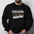thumbnail image 2 of Teacher Day Teachers Can Change The World Design Unisex Crew Neck Sweatshirt Men's Spring & Fall Long-Sleeve T-Shirt Loose Fit,Sizes S-2XL, 2 of 5