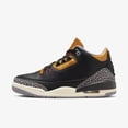 thumbnail image 2 of Air Jordan 3 CK9246-067 Sneakers Women's Black Leather Basketball Shoes PRO109 (Black,7.5), 2 of 9