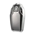 thumbnail image 2 of Funda para llave de BMW con pantalla LCD 740li/730, carcasa 530Le, pantalla táctil, botón Gt, sistema 6/x7, bolsa con textura de cuero para coche, 2 of 4