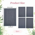 thumbnail image 2 of 4pcs Polymer Clay Texture Sheets Set Texture Sheets Polymer Clay Works with Polymer Clay Cutter Effect as Polymer Clay Texture Roller Plaid Stripe for DIY Clay Making, 2 of 5