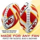 thumbnail image 2 of Balón de fútbol Franklin Sports NFL Kansas City Chiefs de goma, 8.5 pulgadas, 2 of 7