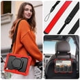 thumbnail image 7 of for iPad (A16)11th /10th Generation 11/10.9 inch 2025/2022 Case, 360 Rotating Shockproof Cover with Stand, Handle, Shoulder Strap, Red, 7 of 7