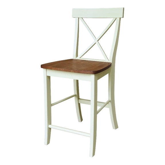 International Concepts X-Back Counter Height Stool - 24" Seat Height