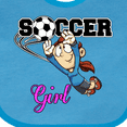thumbnail image 4 of Inktastic Soccer Girl Goalie Girls Baby Bib, 4 of 4
