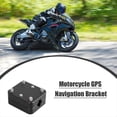 thumbnail image 3 of Motorcycle Gps Bracket Navigation Bracket 12-16mm GPS Mount Holder Rustproof GPS Bracket Easy Install Anti-Vibration,1 x Navigation bracket,Black, 3 of 5