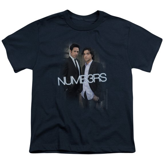Numb3Rs Don & Charlie Youth 18/1 T-Shirt Navy