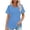 Sky Blue, variant on Pink S WIZUTIZ Womens Tops up to 65% Off Casual Fluffy Cotton Linen Tee Crew Neck Athletic Solid Tshirts Vintage Ladies Shirts Retro Oversize Tops Blouse Flowy Cotton Blend Short Sleeve Tshirt T-shir