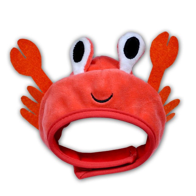 Sombrero divertido para cachorros y gatos, accesorios para gatos, cangrejo, Rana, disfraz para mascotas, Cosplay de Navidad, sombreros cálidos para perros