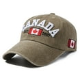 thumbnail image 2 of TIANZEN Canada Baseball Cap Canada Day Embroidered Maple Leaf Flag Adjustable Hat Hat U Give Prick Hat Mechanical Hat, 2 of 8