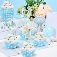 thumbnail image 2 of 36Pcs Coastal Cowgirl Cupcake Toppers Coastal Cowgirl Bachelorette Party Decoration Blue Shell Boots Hat Cake Decor for Last Toast on the Coast Western Cowgirl Engagement Bridal Shower Party Supplies, 2 of 7