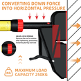 thumbnail image 5 of stusgo Pull up Bar for Doorway,Home Indoor Chin Up Bar with No Screws, No Punching Adjustable Width Pull up Bar[76-95cm], Maximum Load Capacity 250kg., 5 of 7