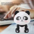 thumbnail image 4 of Solar Panda Figurine, Cute Smiling Home Car Dashboard Ornament, Solar Power Wealth Luck Fortune Toy with Light Sensor for Blessing, Easy Energy Conversion, 4 of 7