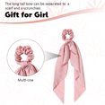 thumbnail image 4 of Bow Ponytails Hair Holders Hair Bands Elastic Hair Ties Cute Hair Scarf Ribbon for Girls and Women, 2pcs-Style 3;, 4 of 5