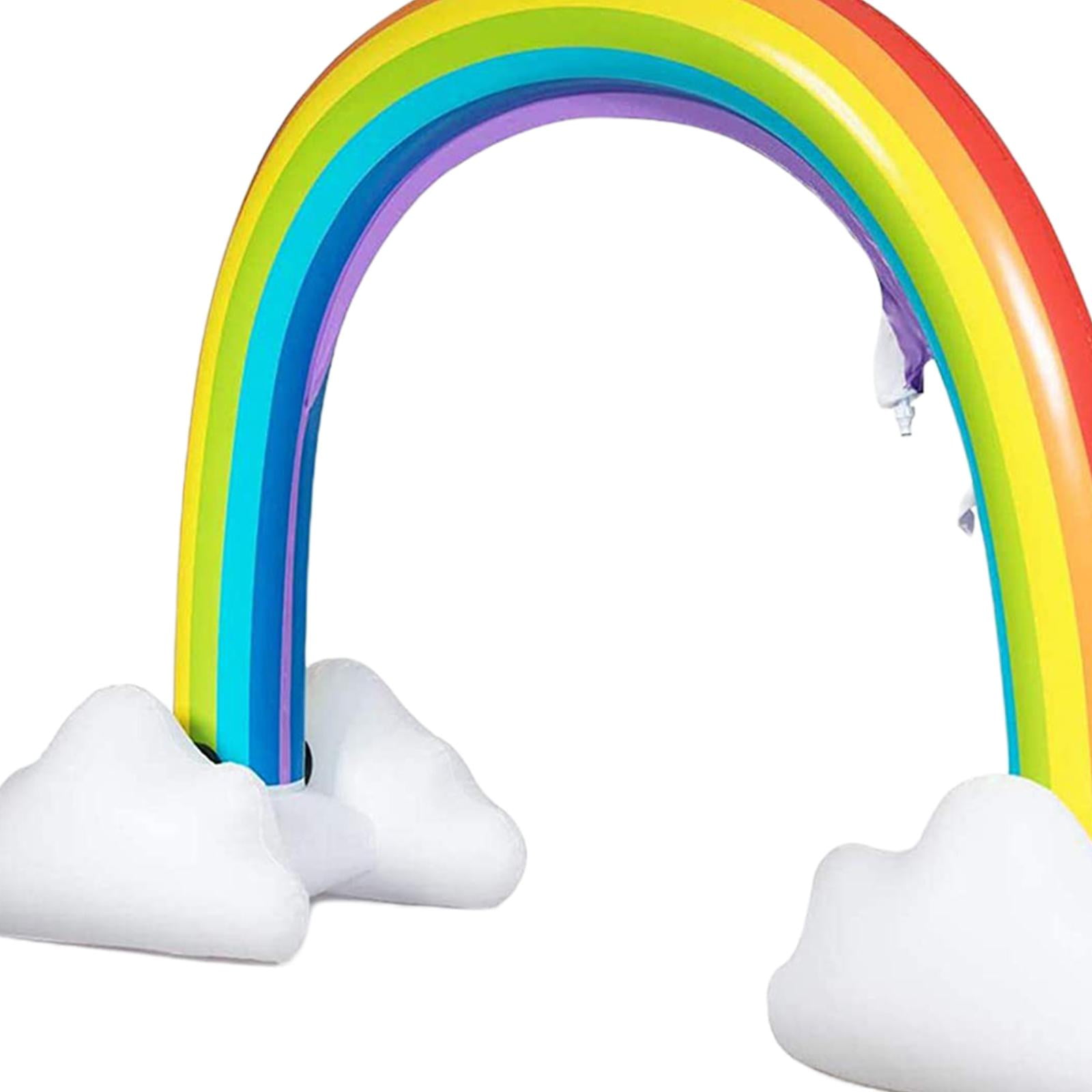 Colaxi rainbow arch inflatable water sprinkler - \' swimming and