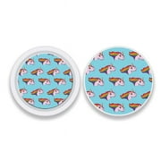 MightySkins APATAG-Pretty Unicorn Skin Compatible with Apple AirTag Original 4 Pack of Skins - Pretty Unicorn